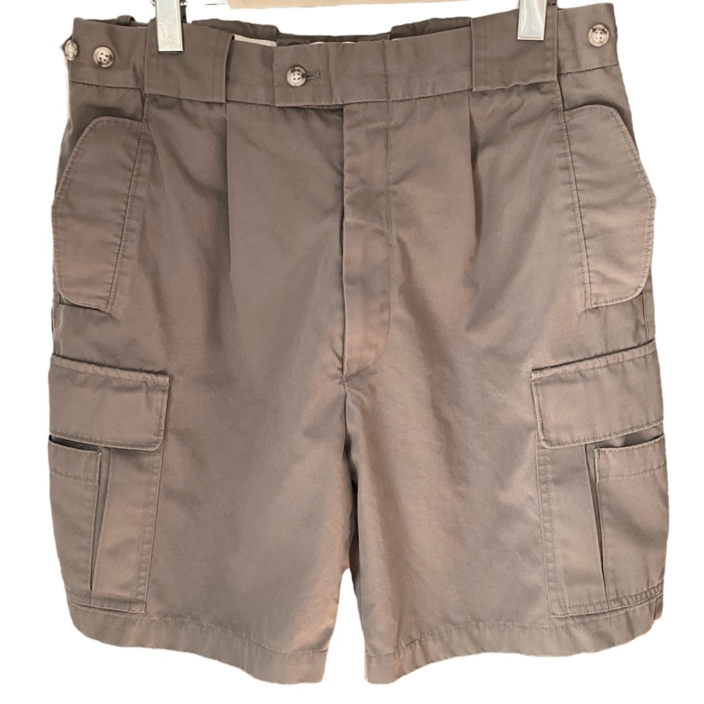 Vintage Willis & Geiger Cargo Shorts Cotton Bush Poplin Pockets Safari H…